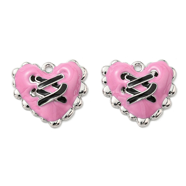 PandaHall Alloy Enamel Pendants, Long-Lasting Plated, Lead Free & Cadmium Free, Platinum, Mended Heart Charms, Flamingo, 20x21.5x5mm, Hole..., Pink
PandaHall Alloy Enamel Pendants, Long-Lasting Plated, Lead Free & Cadmium Free, Platinum, Mended Heart Charms, Flamingo, 20x21.5x5mm, Hole..., Pink