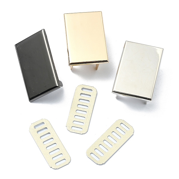 PandaHall (Defective Closeout Sale: Scratched) Zinc Alloy Bag Decorative Clasps, Stamping Blank Tags, with Shim, Rectangle, Mixed Color...
PandaHall (Defective Closeout Sale: Scratched) Zinc Alloy Bag Decorative Clasps, Stamping Blank Tags, with Shim, Rectangle, Mixed Color...