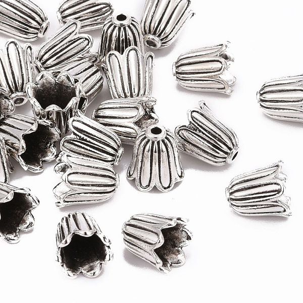 PandaHall Tibetan Style Caps, Cadmium Free & Lead Free, Flower, Antique Silver, 10x10mm, Hole: 1mm, Inner Diameter: 7.5mm Alloy
PandaHall Tibetan Style Caps, Cadmium Free & Lead Free, Flower, Antique Silver, 10x10mm, Hole: 1mm, Inner Diameter: 7.5mm Alloy