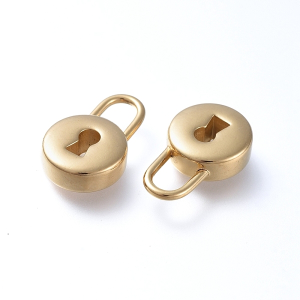PandaHall Ion Plating(IP) 304 Stainless Steel Pendants, Lock, Golden, 19x12x5mm, Hole: 4.5x5.5mm 304 Stainless Steel Lock
PandaHall Ion Plating(IP) 304 Stainless Steel Pendants, Lock, Golden, 19x12x5mm, Hole: 4.5x5.5mm 304 Stainless Steel Lock