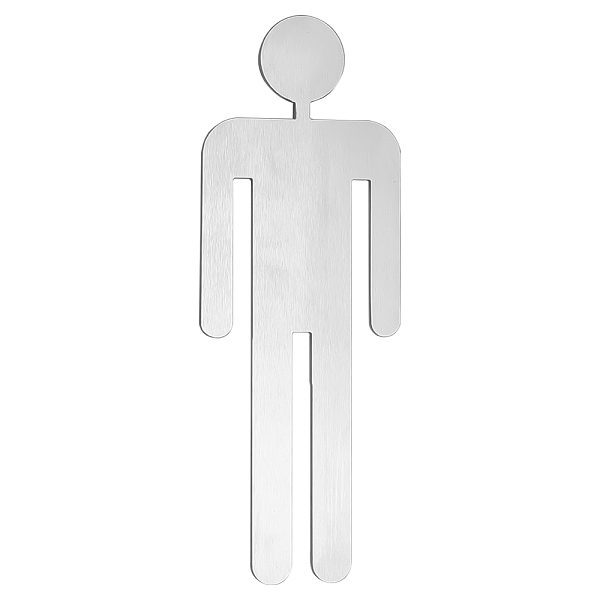 PandaHall 201 Stainless Steel Toliet Indicators, Gender Signs for Bathroom Restroom, Man Pattern, 200x81x3mm Stainless Steel Human
PandaHall 201 Stainless Steel Toliet Indicators, Gender Signs for Bathroom Restroom, Man Pattern, 200x81x3mm Stainless Steel Human