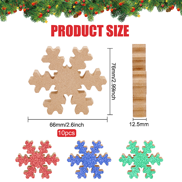 PandaHall BENECREAT 10Pcs Wooden Snowflake Cutouts, Unfinished Winter Blank Display DIY Blank Table Sign for Home Winter Christmas..., Orange
PandaHall BENECREAT 10Pcs Wooden Snowflake Cutouts, Unfinished Winter Blank Display DIY Blank Table Sign for Home Winter Christmas..., Orange