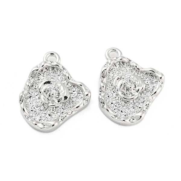 PandaHall Brass Micro Pave Cubic Zirconia Pendants, Irregular Oval, Real Platinum Plated, 13.5x11.5x3.5mm, Hole: 1.2mm Brass+Cubic Zirconia..., Clear
PandaHall Brass Micro Pave Cubic Zirconia Pendants, Irregular Oval, Real Platinum Plated, 13.5x11.5x3.5mm, Hole: 1.2mm Brass+Cubic Zirconia..., Clear