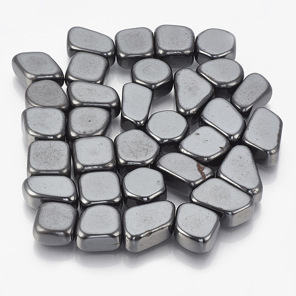 PandaHall Magnetic Synthetic Hematite Beads, No Hole/Undrilled, Nuggets, 19~34x14~26x11~12mm, about 55pcs/1000g Magnetic Hematite Nuggets
PandaHall Magnetic Synthetic Hematite Beads, No Hole/Undrilled, Nuggets, 19~34x14~26x11~12mm, about 55pcs/1000g Magnetic Hematite Nuggets
