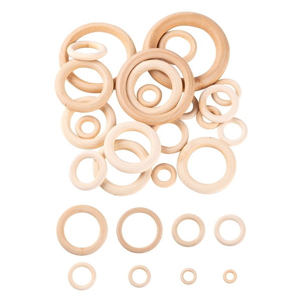 PandaHall 75Pcs 8 Style Unfinished Wood Linking Rings, Original Color Wooden Ring, Ring, PapayaWhip, 75pcs/bag Wood Ring Orange
PandaHall 75Pcs 8 Style Unfinished Wood Linking Rings, Original Color Wooden Ring, Ring, PapayaWhip, 75pcs/bag Wood Ring Orange