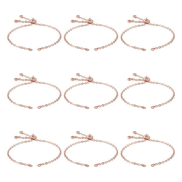 PandaHall 10Pcs Rack Plating Brass Cable Chain Link Bracelet Making, with Cubic Zirconia, Slider Bracelets Making, Fit for Connector Charm...
PandaHall 10Pcs Rack Plating Brass Cable Chain Link Bracelet Making, with Cubic Zirconia, Slider Bracelets Making, Fit for Connector Charm...