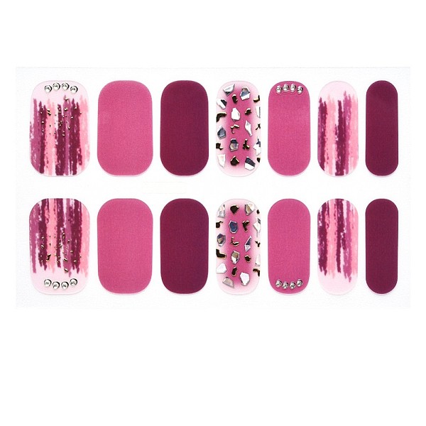 PandaHall Full Cover Nombre Nail Stickers, Self-Adhesive, for Nail Tips Decorations, Medium Violet Red, 24x8mm, 14pcs/sheet Paper Others
PandaHall Full Cover Nombre Nail Stickers, Self-Adhesive, for Nail Tips Decorations, Medium Violet Red, 24x8mm, 14pcs/sheet Paper Others