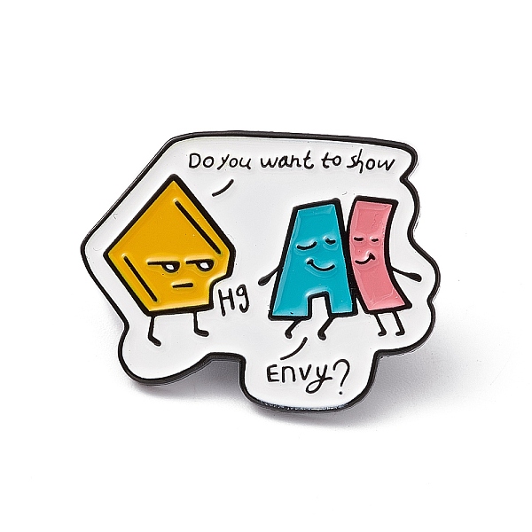 PandaHall Word Do You Want To Show Enamel Pin, Gunmetal Aolly Chemical Theme Brooch for Backpack Clothes, Colorful, 23.5x30.5x1.8mm, Pin...
PandaHall Word Do You Want To Show Enamel Pin, Gunmetal Aolly Chemical Theme Brooch for Backpack Clothes, Colorful, 23.5x30.5x1.8mm, Pin...