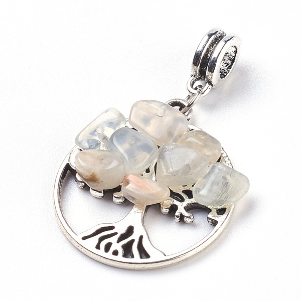 PandaHall Natural White Moonstone European Dangle Charms, with Tibetan Style Alloy Pendants and Hangers, Iron Jump Rings, Flat Round with...
PandaHall Natural White Moonstone European Dangle Charms, with Tibetan Style Alloy Pendants and Hangers, Iron Jump Rings, Flat Round with...