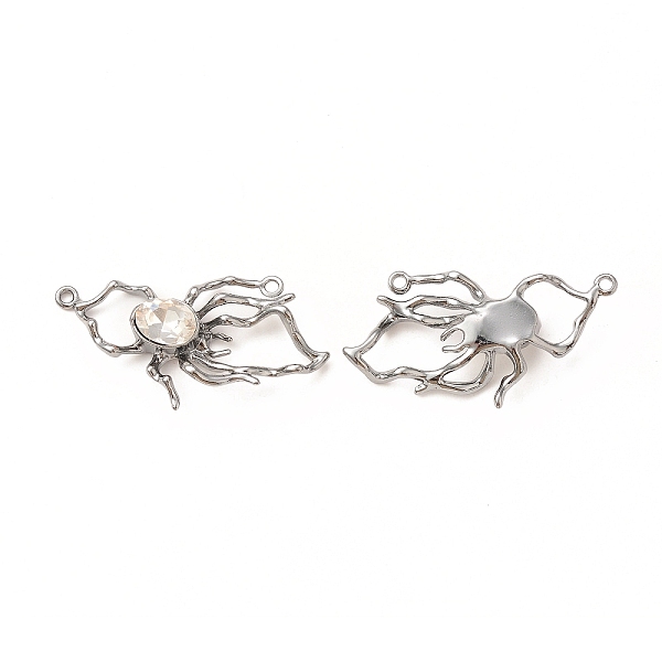 PandaHall Alloy Glass Connector Charms, Spider, Gunmetal, Clear, 18x36x6mm, Hole: 1.4mm Alloy+Glass Spider Clear
PandaHall Alloy Glass Connector Charms, Spider, Gunmetal, Clear, 18x36x6mm, Hole: 1.4mm Alloy+Glass Spider Clear
