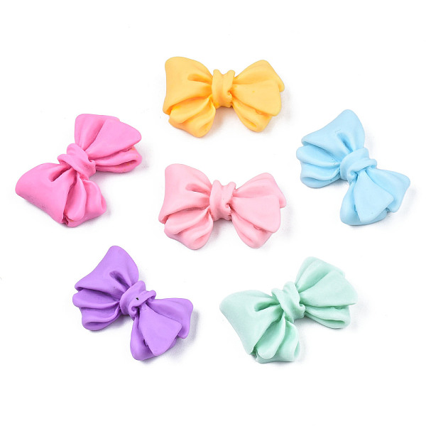 PandaHall Opaque Resin Cabochons, Bowknot, Mixed Color, 18~19x26.5~27.5x6.5~7.5mm Resin Bowknot Multicolor
PandaHall Opaque Resin Cabochons, Bowknot, Mixed Color, 18~19x26.5~27.5x6.5~7.5mm Resin Bowknot Multicolor