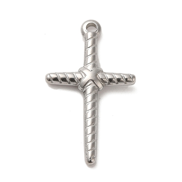 PandaHall 304 Stainless Steel Pendants, Cross Charms, Stainless Steel Color, 26x15x3mm, Hole: 3mm 304 Stainless Steel Cross
PandaHall 304 Stainless Steel Pendants, Cross Charms, Stainless Steel Color, 26x15x3mm, Hole: 3mm 304 Stainless Steel Cross