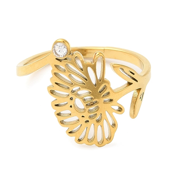 PandaHall 304 Stainless Steel with Cubic Zirconia Adjustable Rings, Birthflower November-Chrysanthemum, Golden, 1.5~15.5mm, Inner Diameter..., Clear
PandaHall 304 Stainless Steel with Cubic Zirconia Adjustable Rings, Birthflower November-Chrysanthemum, Golden, 1.5~15.5mm, Inner Diameter..., Clear