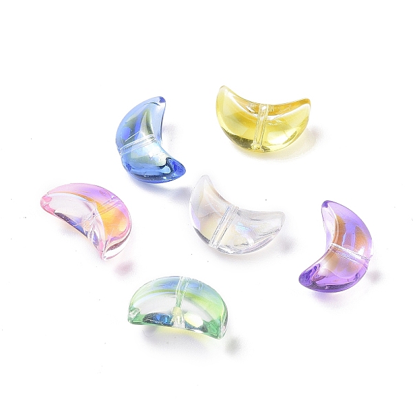 PandaHall Transparent Electroplate Glass Beads, AB Color Plated, Moon, Mixed Color, 14x9x6.5mm, Hole: 1.2mm Glass Moon Multicolor
PandaHall Transparent Electroplate Glass Beads, AB Color Plated, Moon, Mixed Color, 14x9x6.5mm, Hole: 1.2mm Glass Moon Multicolor