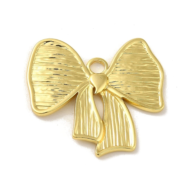 PandaHall 304 Stainless Steel Pendants, Bowknot Charm, Real 18K Gold Plated, 26x28x2mm, Hole: 2.8mm 304 Stainless Steel Bowknot
PandaHall 304 Stainless Steel Pendants, Bowknot Charm, Real 18K Gold Plated, 26x28x2mm, Hole: 2.8mm 304 Stainless Steel Bowknot