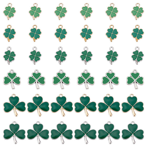 PandaHall SUNNYCLUE 1 Box 36Pcs 6 Style St. Patrick's Day Charms Four Leaf Clover Charm Enamel Lucky 4 Leaf Clover Charms Irish Shamrock..., Multicolor
PandaHall SUNNYCLUE 1 Box 36Pcs 6 Style St. Patrick's Day Charms Four Leaf Clover Charm Enamel Lucky 4 Leaf Clover Charms Irish Shamrock..., Multicolor