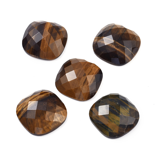 PandaHall Natural Tiger Eye Cabochons, Faceted, Square, 15.5x15.5x5.5mm Tiger Eye Square
PandaHall Natural Tiger Eye Cabochons, Faceted, Square, 15.5x15.5x5.5mm Tiger Eye Square