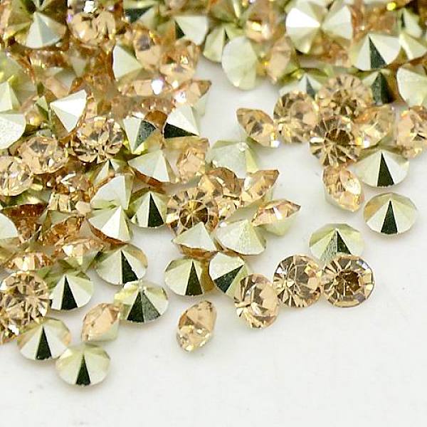 PandaHall Grade AAA Pointed Back Resin Rhinestones, Diamond Shape, Peru, 3mm, about 14400pcs/bag Resin Diamond Brown
PandaHall Grade AAA Pointed Back Resin Rhinestones, Diamond Shape, Peru, 3mm, about 14400pcs/bag Resin Diamond Brown