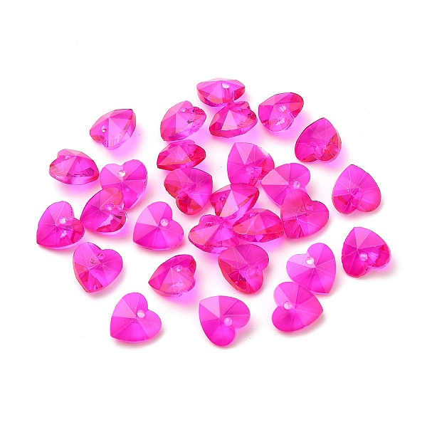 PandaHall Romantic Valentines Ideas Glass Charms, Faceted Heart Pendants, Magenta, 14x14x8mm, Hole: 1mm Glass Heart Pink
PandaHall Romantic Valentines Ideas Glass Charms, Faceted Heart Pendants, Magenta, 14x14x8mm, Hole: 1mm Glass Heart Pink