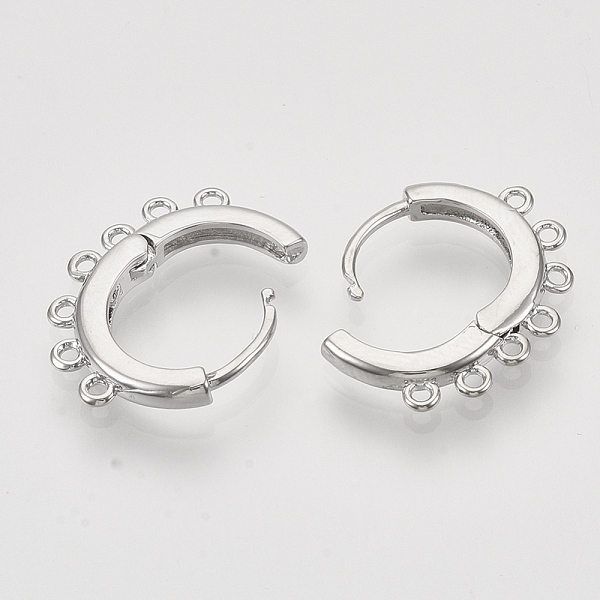 PandaHall Brass Huggie Hoop Earring Findings, Nickel Free, with Horizontal Loop, Real Platinum Plated, 18.5x16x2.5mm, Hole: 1mm, Pin: 1mm...
PandaHall Brass Huggie Hoop Earring Findings, Nickel Free, with Horizontal Loop, Real Platinum Plated, 18.5x16x2.5mm, Hole: 1mm, Pin: 1mm...