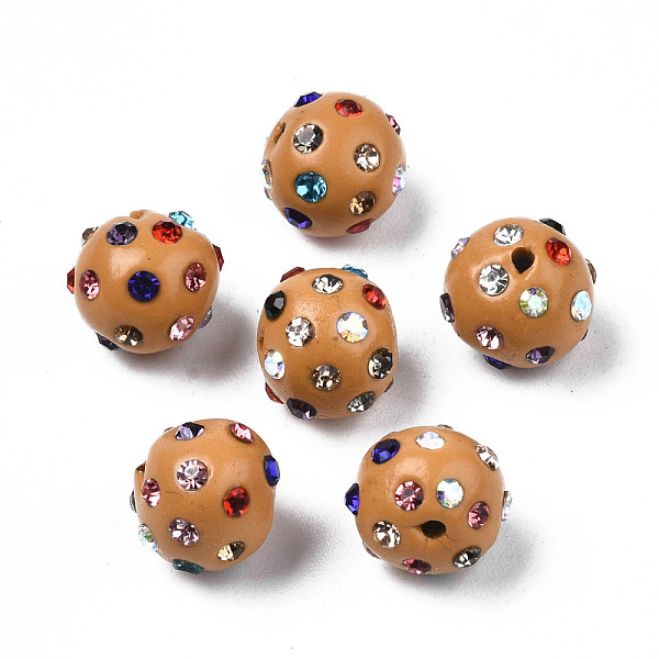 PandaHall Polymer Clay Rhinestone Beads, Pave Disco Ball Beads, Round, BurlyWood, PP15(2.1~2.2mm), 9~10.5x9mm, Hole: 1.2mm Polymer..., Orange
PandaHall Polymer Clay Rhinestone Beads, Pave Disco Ball Beads, Round, BurlyWood, PP15(2.1~2.2mm), 9~10.5x9mm, Hole: 1.2mm Polymer..., Orange