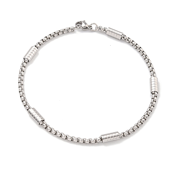 PandaHall 304 Stainless Steel Box Chain Bracelets for Women, with Lobster Claw Clasps, Stainless Steel Color, 9 inch(22.8cm), 3~4mm 304...
PandaHall 304 Stainless Steel Box Chain Bracelets for Women, with Lobster Claw Clasps, Stainless Steel Color, 9 inch(22.8cm), 3~4mm 304...