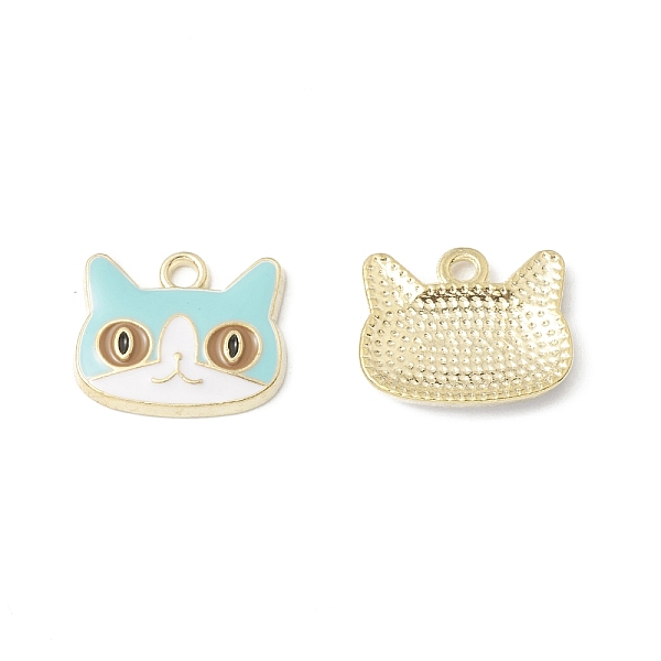 PandaHall Alloy Enamel Charms, Cat Charm, Golden, Aquamarine, 13x16x2.2mm, Hole: 2mm Alloy+Enamel Cat Shape Green
PandaHall Alloy Enamel Charms, Cat Charm, Golden, Aquamarine, 13x16x2.2mm, Hole: 2mm Alloy+Enamel Cat Shape Green