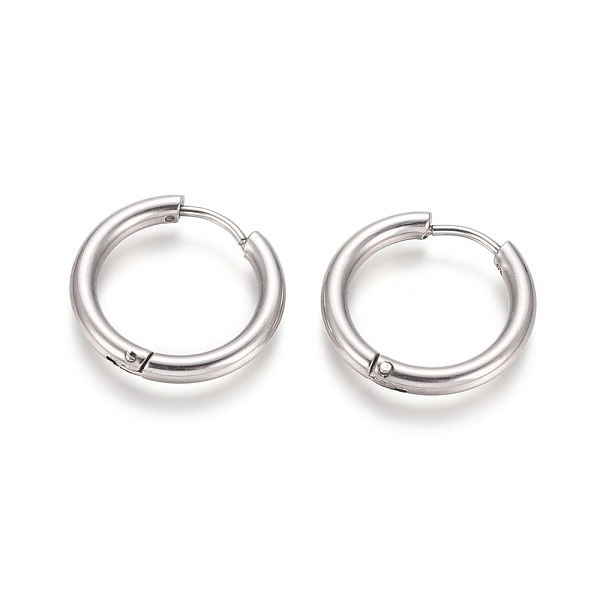PandaHall 304 Stainless Steel Huggie Hoop Earrings, Hypoallergenic Earrings, with 316 Surgical Stainless Steel Pin, Stainless Steel Color...
PandaHall 304 Stainless Steel Huggie Hoop Earrings, Hypoallergenic Earrings, with 316 Surgical Stainless Steel Pin, Stainless Steel Color...