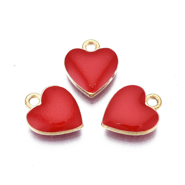 PandaHall Rack Plating Alloy Enamel Charms, Cadmium Free & Lead Free, Heart, FireBrick, 13x11x2mm, Hole: 1.6mm Alloy+Enamel Heart Red
PandaHall Rack Plating Alloy Enamel Charms, Cadmium Free & Lead Free, Heart, FireBrick, 13x11x2mm, Hole: 1.6mm Alloy+Enamel Heart Red