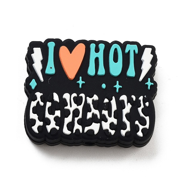 PandaHall Word I Love Hot Food Grade Eco-Friendly Silicone Focal Beads, DIY Nursing Necklaces Making, Aquamarine, 24x30x7.5mm, Hole: 2.5mm..., Green
PandaHall Word I Love Hot Food Grade Eco-Friendly Silicone Focal Beads, DIY Nursing Necklaces Making, Aquamarine, 24x30x7.5mm, Hole: 2.5mm..., Green