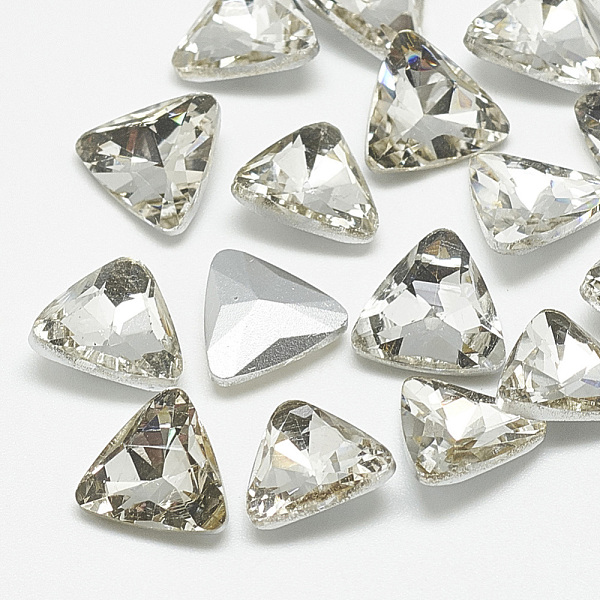 PandaHall Pointed Back Glass Rhinestone Cabochons, Back Plated, Faceted, Triangle, Crystal, 13x14x4.5mm Glass Rhinestone Triangle Clear
PandaHall Pointed Back Glass Rhinestone Cabochons, Back Plated, Faceted, Triangle, Crystal, 13x14x4.5mm Glass Rhinestone Triangle Clear