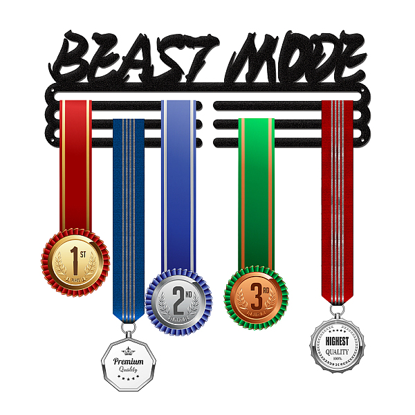 PandaHall Fashion Iron Medal Hanger Holder Display Wall Rack, with Screws, Word Beadst Mode, Electrophoresis Black, 150x400mm Iron Rectangle...
PandaHall Fashion Iron Medal Hanger Holder Display Wall Rack, with Screws, Word Beadst Mode, Electrophoresis Black, 150x400mm Iron Rectangle...