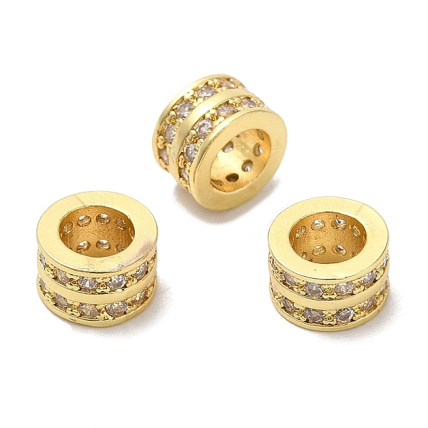 PandaHall Rack Plating Brass Cubic Zirconia European Beads, Large Hole Beads, Cadmium Free & Lead Free, Long-Lasting Plated, Column, Golden...
PandaHall Rack Plating Brass Cubic Zirconia European Beads, Large Hole Beads, Cadmium Free & Lead Free, Long-Lasting Plated, Column, Golden...