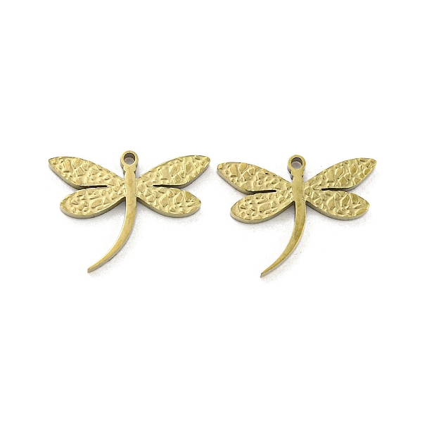 PandaHall Ion Plating(IP) 316L Surgical Stainless Steel Pendants, Laser Cut, Dragonfly Charm, Real 18K Gold Plated, 11.5x15x1.5mm, Hole...
PandaHall Ion Plating(IP) 316L Surgical Stainless Steel Pendants, Laser Cut, Dragonfly Charm, Real 18K Gold Plated, 11.5x15x1.5mm, Hole...