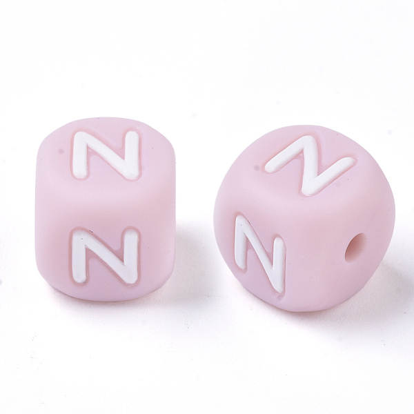 PandaHall Food Grade Eco-Friendly Silicone Beads, Horizontal Hole, Chewing Beads For Teethers, DIY Nursing Necklaces Making, Letter Style..., Pink
PandaHall Food Grade Eco-Friendly Silicone Beads, Horizontal Hole, Chewing Beads For Teethers, DIY Nursing Necklaces Making, Letter Style..., Pink