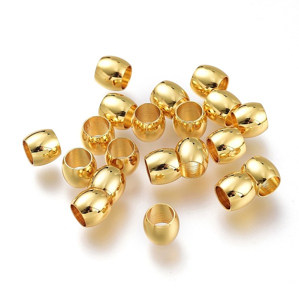 PandaHall Brass Spacer Beads, Long-Lasting Plated, Column, Golden, 5.5x5mm, Hole: 4mm Brass Column
PandaHall Brass Spacer Beads, Long-Lasting Plated, Column, Golden, 5.5x5mm, Hole: 4mm Brass Column