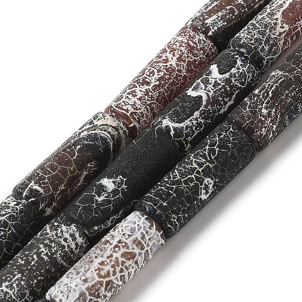 PandaHall Natural Weathered Agate Beads Strands, Dyed, Column, Black, 14~16x6mm, Hole: 1.2mm, about 26pcs/strand, 15.35''(39cm) Weathered...
PandaHall Natural Weathered Agate Beads Strands, Dyed, Column, Black, 14~16x6mm, Hole: 1.2mm, about 26pcs/strand, 15.35''(39cm) Weathered...
