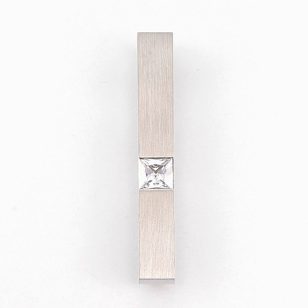 PandaHall 304 Stainless Steel Pendants, with Cubic Zirconia, Rectangle, Stainless Steel Color, 33x5x6mm, Hole: 4x5mm Stainless Steel+Cubic..., Clear
PandaHall 304 Stainless Steel Pendants, with Cubic Zirconia, Rectangle, Stainless Steel Color, 33x5x6mm, Hole: 4x5mm Stainless Steel+Cubic..., Clear