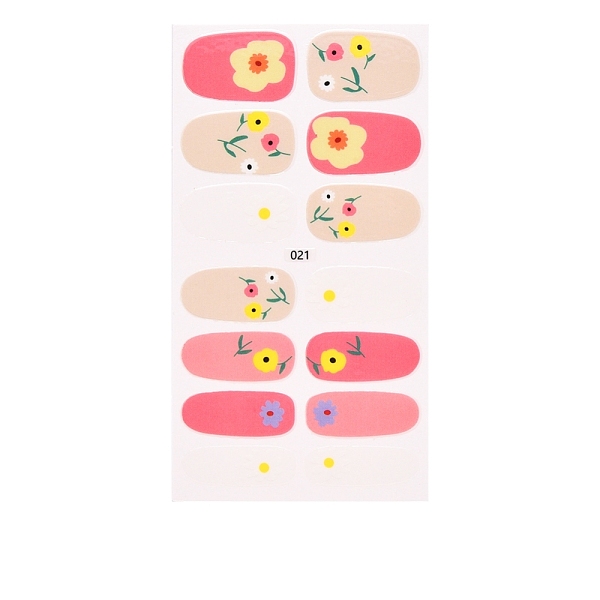 PandaHall Full Cover Strawberry Flower Nail Stickers, Self Adhesive, for Women Girls Manicure Nail Art Decoration, Flower Pattern, 25x9~16mm...
PandaHall Full Cover Strawberry Flower Nail Stickers, Self Adhesive, for Women Girls Manicure Nail Art Decoration, Flower Pattern, 25x9~16mm...