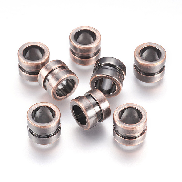 PandaHall 304 Stainless Steel Beads, Large Hole Beads, Grooved Beads, Column, Red Copper, 10x8mm, Hole: 6.5mm 304 Stainless Steel Column
PandaHall 304 Stainless Steel Beads, Large Hole Beads, Grooved Beads, Column, Red Copper, 10x8mm, Hole: 6.5mm 304 Stainless Steel Column