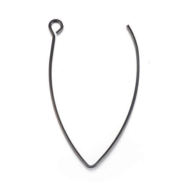 PandaHall Stainless Steel Earring Hooks, with Horizontal Loop, Electrophoresis Black, 41x24.5mm, Hole: 3mm, 21 Gauge, Pin: 0.7mm Stainless...
PandaHall Stainless Steel Earring Hooks, with Horizontal Loop, Electrophoresis Black, 41x24.5mm, Hole: 3mm, 21 Gauge, Pin: 0.7mm Stainless...