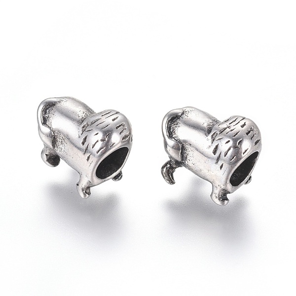 PandaHall 304 Stainless Steel European Beads, Large Hole Beads, Animal, Antique Silver, 10x12.5x8mm, Hole: 5mm 304 Stainless Steel Other...
PandaHall 304 Stainless Steel European Beads, Large Hole Beads, Animal, Antique Silver, 10x12.5x8mm, Hole: 5mm 304 Stainless Steel Other...