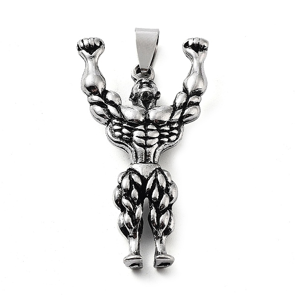 PandaHall Tibetan Style Alloy Pendants, Sports Charms, Antique Silver, 44.5x24x7mm, Hole: 7.5x4mm Alloy
PandaHall Tibetan Style Alloy Pendants, Sports Charms, Antique Silver, 44.5x24x7mm, Hole: 7.5x4mm Alloy