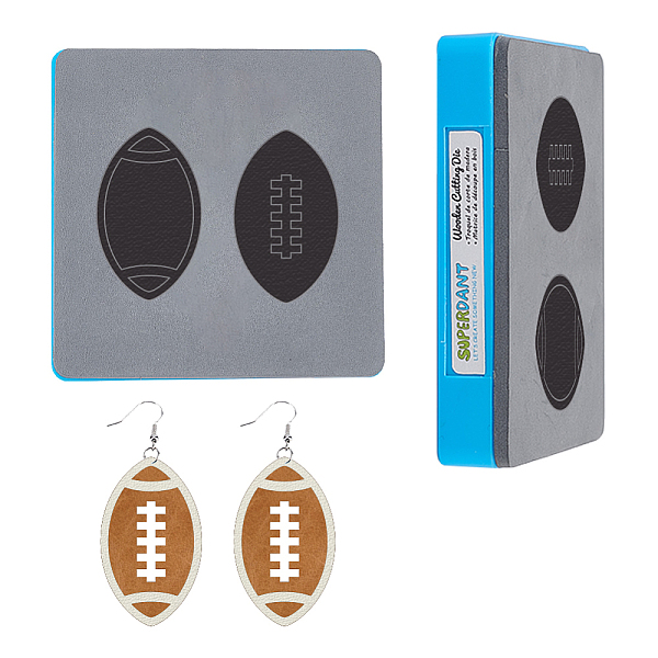 PandaHall SUPERDANT Football Earring Leather Wooden Die Cut Sports Dangle Earrings Cutting Dies Leather Craft Cutting Machine Faux Leather...
PandaHall SUPERDANT Football Earring Leather Wooden Die Cut Sports Dangle Earrings Cutting Dies Leather Craft Cutting Machine Faux Leather...