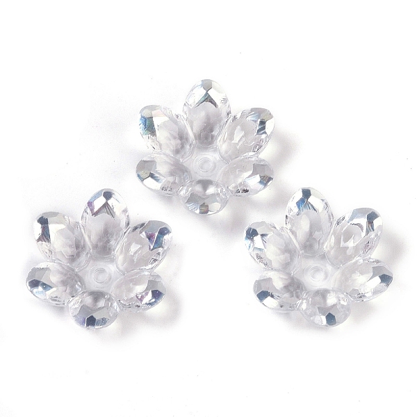 PandaHall Plating Acrylic Bead Caps, Faceted, Flower, Half Plated, White, 24x22x7mm, Hole: 2mm Acrylic White
PandaHall Plating Acrylic Bead Caps, Faceted, Flower, Half Plated, White, 24x22x7mm, Hole: 2mm Acrylic White