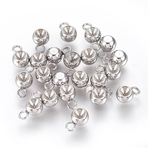 PandaHall 201 Stainless Steel Pendant Rhinestone Settings, Round, Stainless Steel Color, Fit For 3mm Rhinestone, 7.8x5x4mm, Hole: 1.6mm 201...
PandaHall 201 Stainless Steel Pendant Rhinestone Settings, Round, Stainless Steel Color, Fit For 3mm Rhinestone, 7.8x5x4mm, Hole: 1.6mm 201...