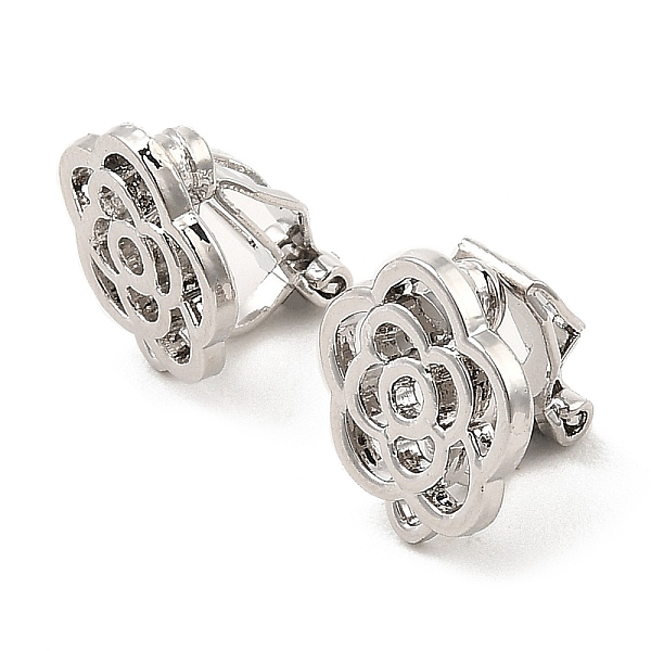 PandaHall Alloy Clip-on Earring Findings, with Horizontal Loops, for Non-pierced Ears, Rose, Stainless Steel Color, 13.5x12x11mm, Hole...
PandaHall Alloy Clip-on Earring Findings, with Horizontal Loops, for Non-pierced Ears, Rose, Stainless Steel Color, 13.5x12x11mm, Hole...