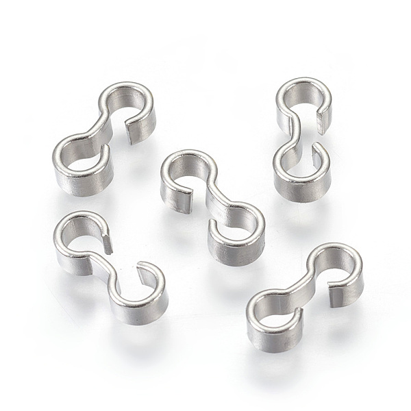 PandaHall 304 Stainless Steel Quick Link Connectors, Chain Findings, Number 3 Shaped Clasps, Stainless Steel Color, 3x12x5mm, Hole: 3mm 304...
PandaHall 304 Stainless Steel Quick Link Connectors, Chain Findings, Number 3 Shaped Clasps, Stainless Steel Color, 3x12x5mm, Hole: 3mm 304...