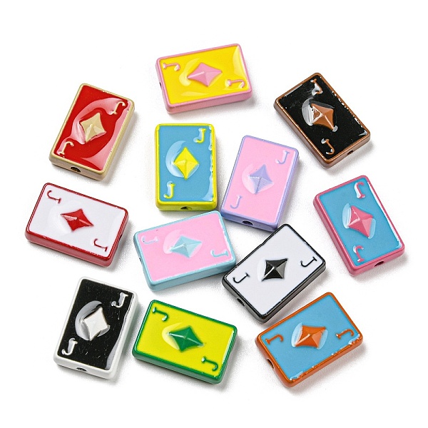 PandaHall Alloy Enamel Beads, Lead Free & Cadmium Free, Playing Card, Jack of Diamonds, Mixed Color, 15x10x4.5mm, Hole: 1.6mm Alloy+Enamel..., Multicolor
PandaHall Alloy Enamel Beads, Lead Free & Cadmium Free, Playing Card, Jack of Diamonds, Mixed Color, 15x10x4.5mm, Hole: 1.6mm Alloy+Enamel..., Multicolor
