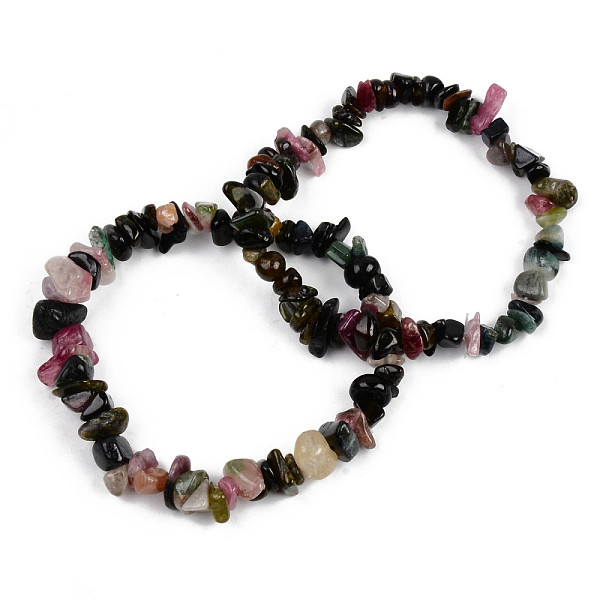 PandaHall Unisex Chip Natural Tourmaline Beaded Stretch Bracelets, Inner Diameter: 1-3/4~2 inch(4.5~5cm) Tourmaline
PandaHall Unisex Chip Natural Tourmaline Beaded Stretch Bracelets, Inner Diameter: 1-3/4~2 inch(4.5~5cm) Tourmaline